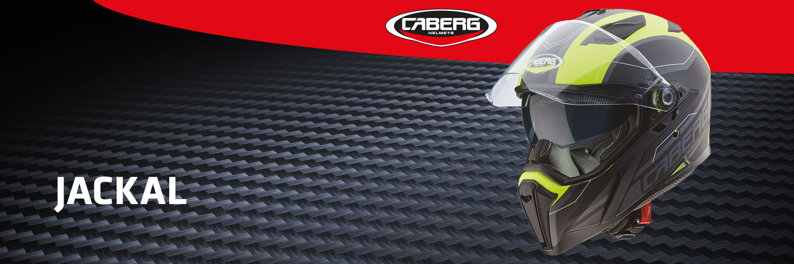 Caberg Visor for Jackal Full-Face Motorbike Helmet Tinted