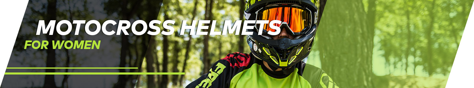 Motocross helmet for ladies